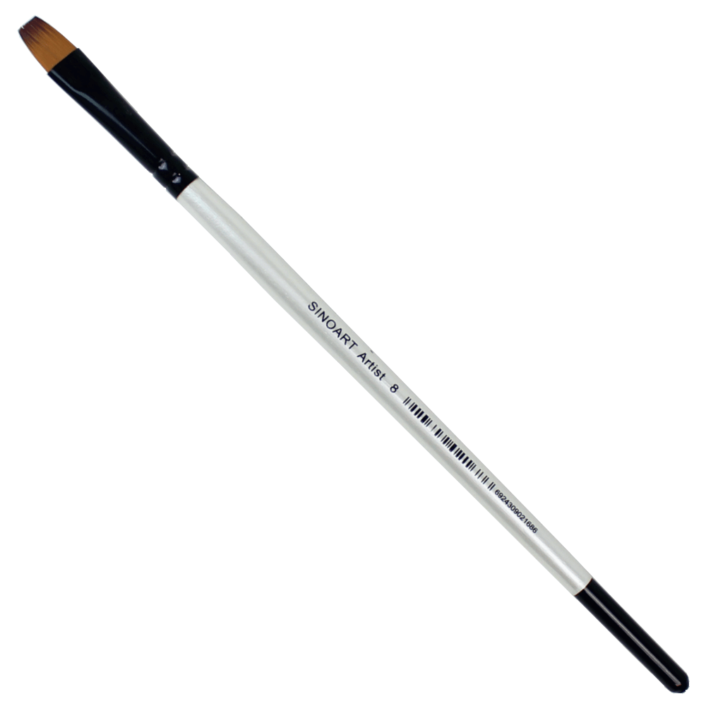 Pincel Chato Artist Curto Sinoart 08